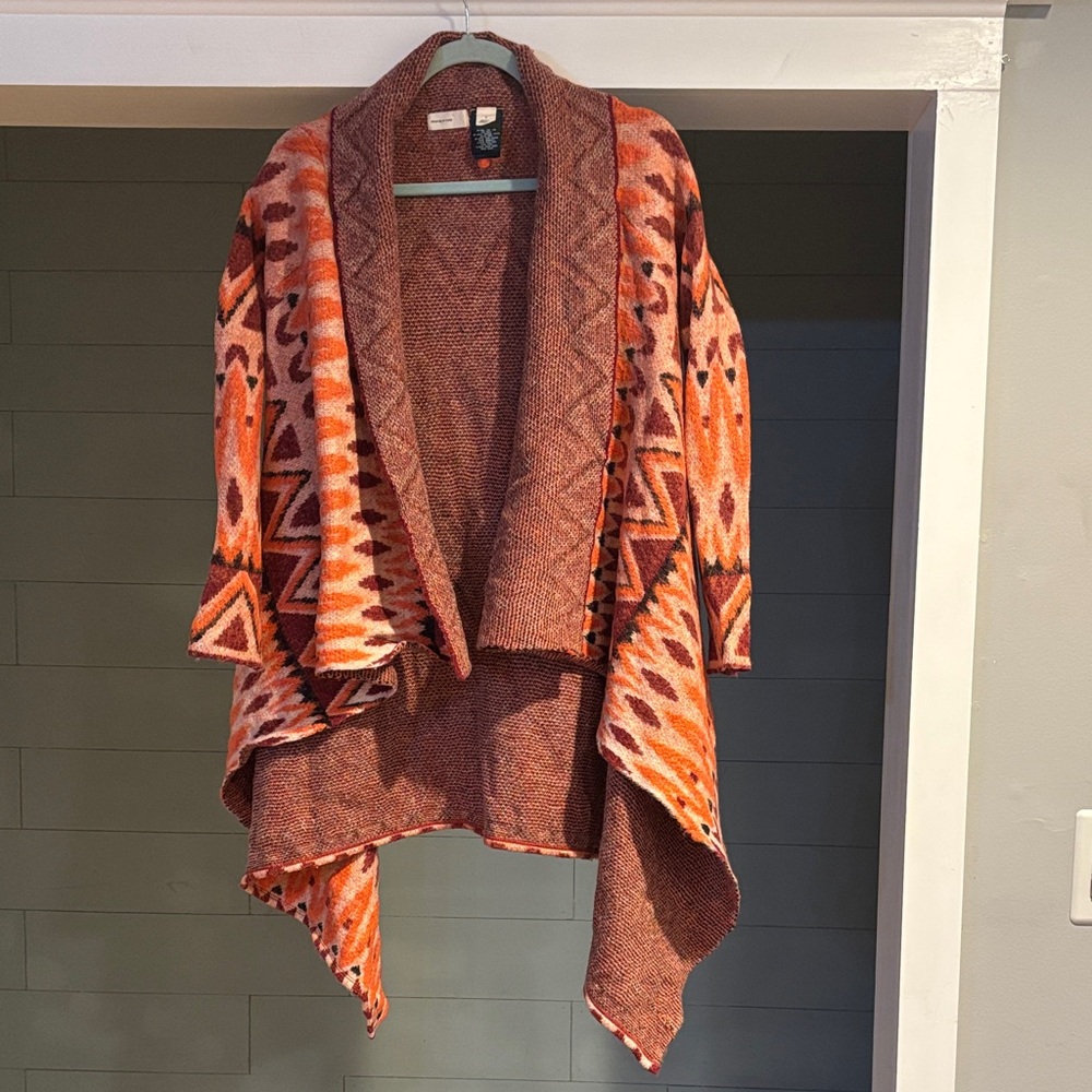 Anthropologie Sleeping On Snow open front‎ sweater